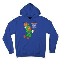 St Patrick's Day Leprechaun Basketball Dunk Sports Costume Gift Tall Hoodie