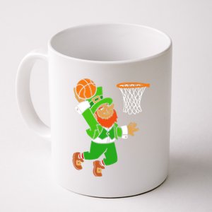 St Patrick's Day Leprechaun Basketball Dunk Sports Costume Gift Coffee Mug