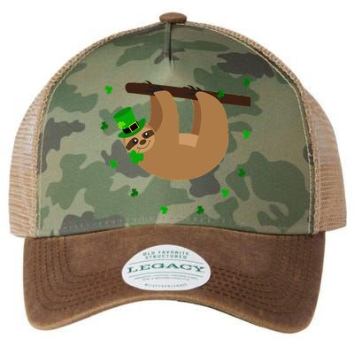 Saint Patrick's Day For Sloth Lovers Women Legacy Tie Dye Trucker Hat