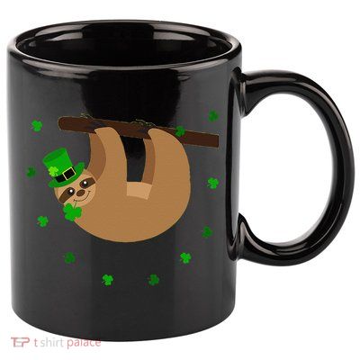 Saint Patrick's Day For Sloth Lovers Women 11oz C Handle Ceramic Mug