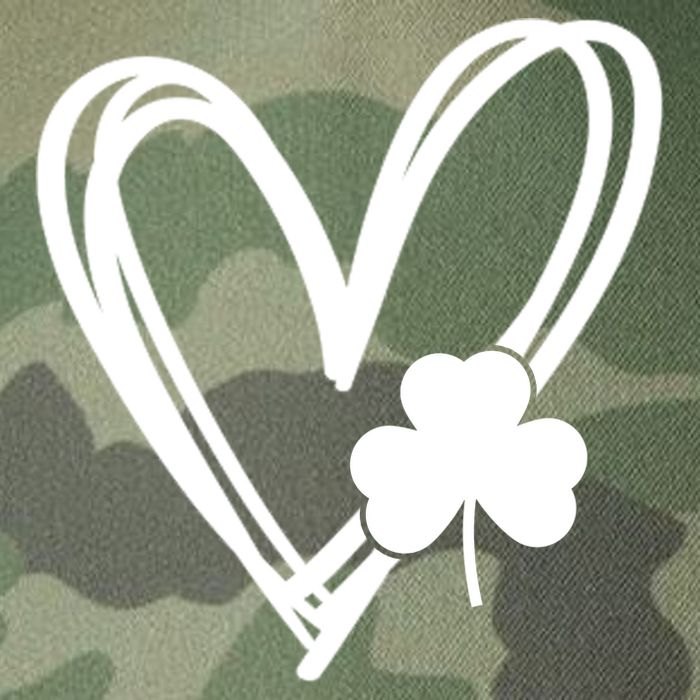 St Patrick's Day Clover Heart Legacy Tie Dye Trucker Hat
