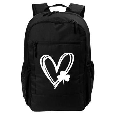 St Patrick's Day Clover Heart Backpack