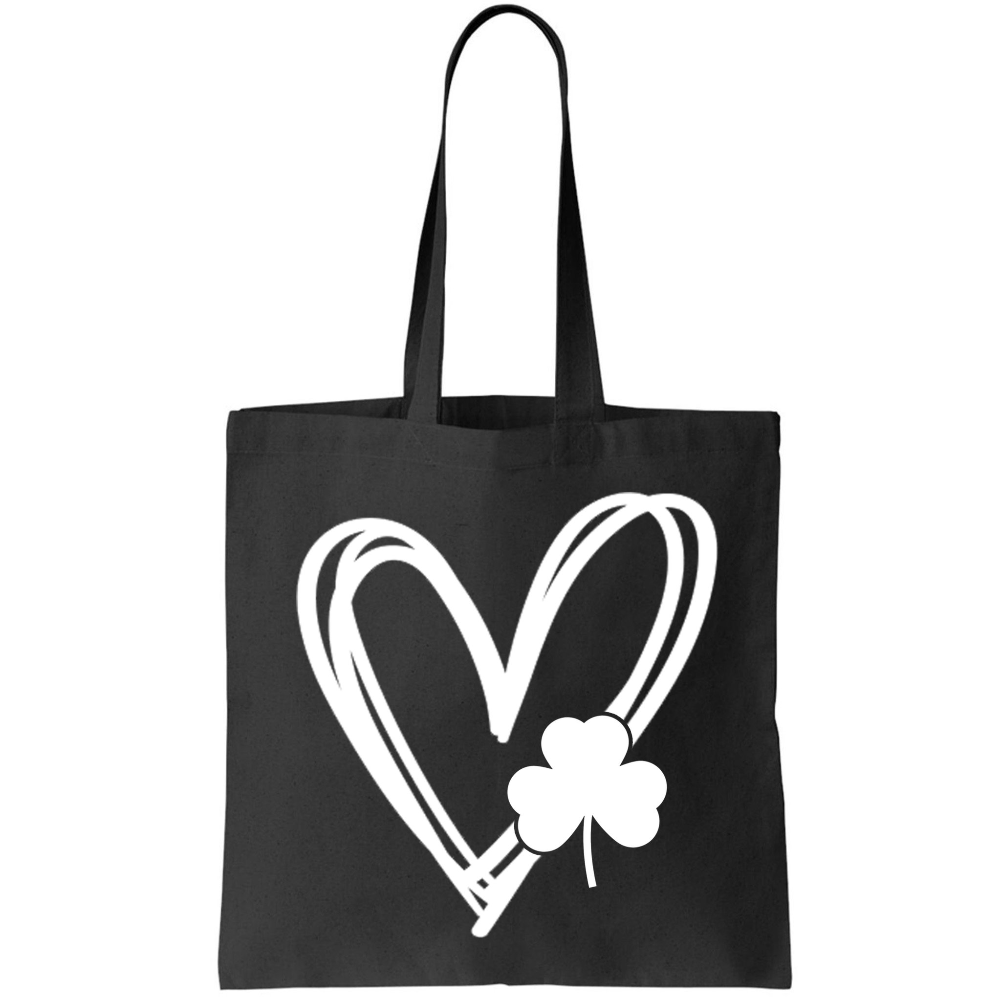 St Patrick's Day Clover Heart Bag