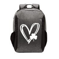 St Patrick's Day Clover Heart Vector Backpack