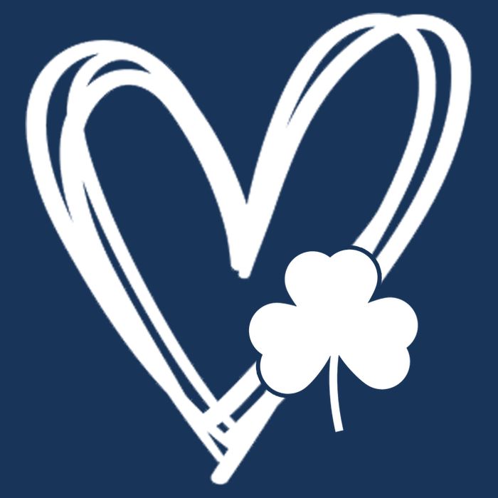 St Patrick's Day Clover Heart Infant Baby Jersey Bodysuit