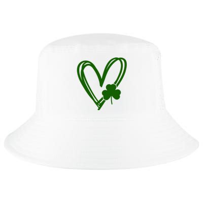 St Patrick's Day Clover Heart Cool Comfort Performance Bucket Hat