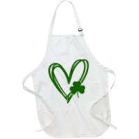 St Patrick's Day Clover Heart Apron