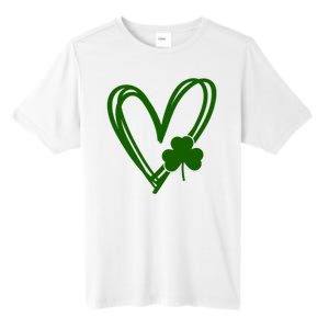 St Patrick's Day Clover Heart Tall Fusion ChromaSoft Performance T-Shirt