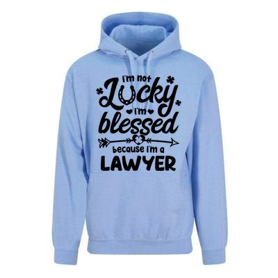 St Patricks Day Not Lucky I'm Blessed Lawyer Christian Cute Gift Unisex Surf Hoodie