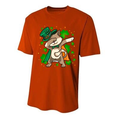 St Patricks Day Catricks Cat Shenanigans Gift Performance Sprint T-Shirt