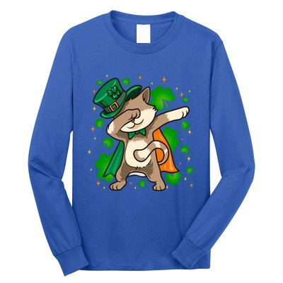 St Patricks Day Catricks Cat Shenanigans Gift Long Sleeve Shirt