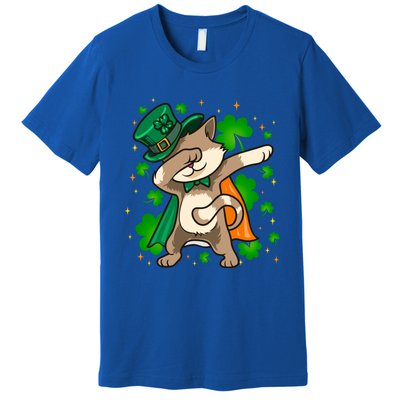 St Patricks Day Catricks Cat Shenanigans Gift Premium T-Shirt