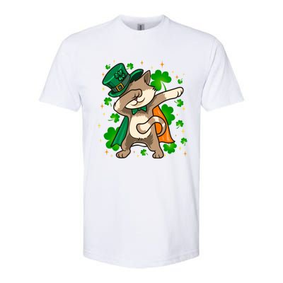 St Patricks Day Catricks Cat Shenanigans Gift Softstyle® CVC T-Shirt