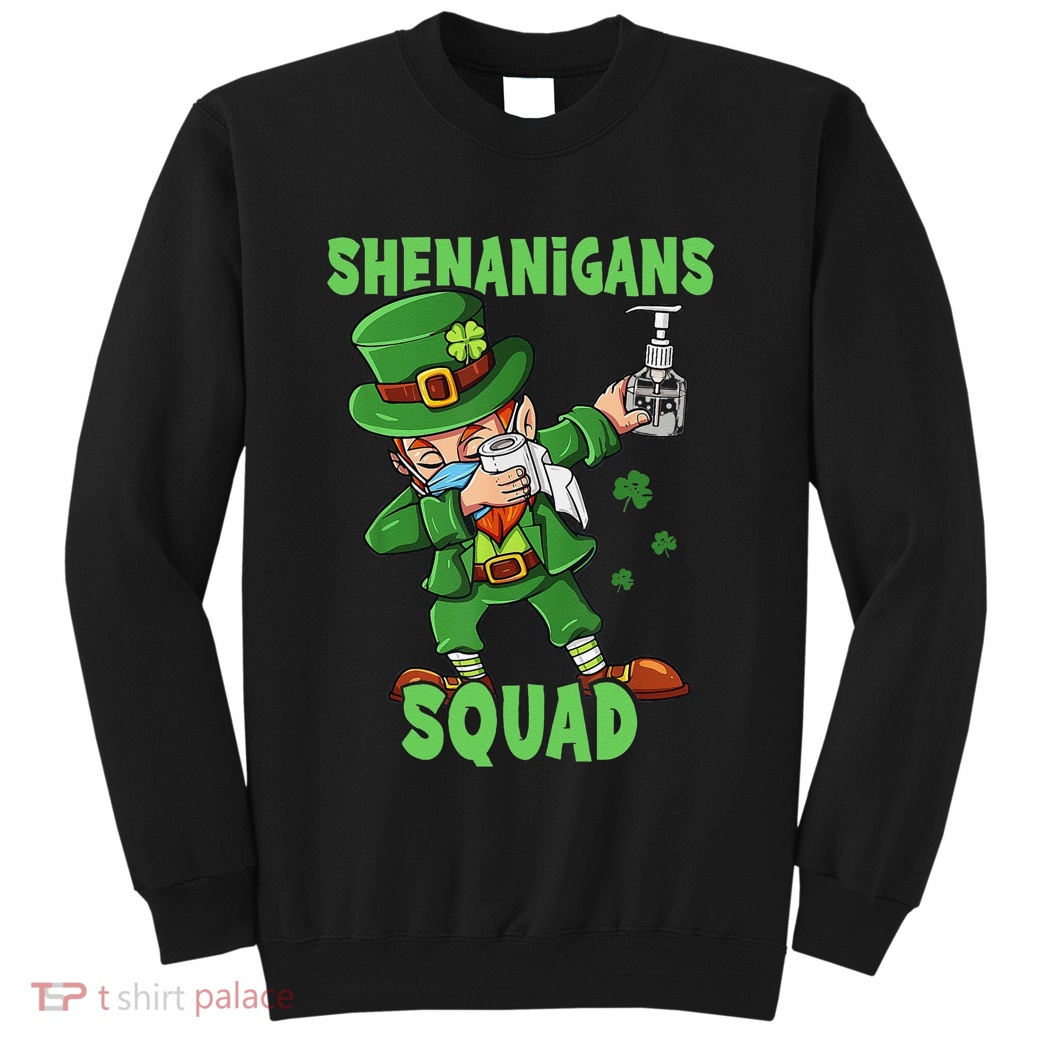 St Patricks Day Dabbing Leprechaun Funny Dab Dance Sweatshirt
