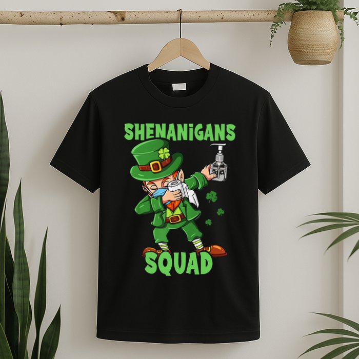 St Patricks Day Dabbing Leprechaun Funny Dab Dance T-Shirt