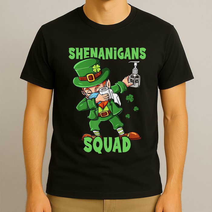 St Patricks Day Dabbing Leprechaun Funny Dab Dance T-Shirt
