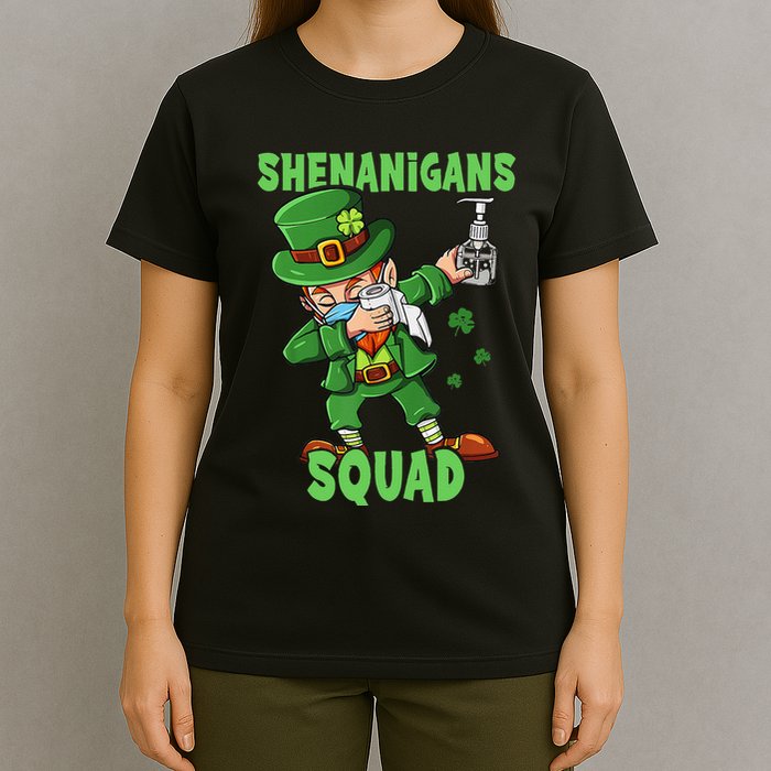 St Patricks Day Dabbing Leprechaun Funny Dab Dance T-Shirt