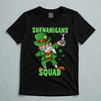 St Patricks Day Dabbing Leprechaun Funny Dab Dance T-Shirt
