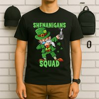 St Patricks Day Dabbing Leprechaun Funny Dab Dance T-Shirt