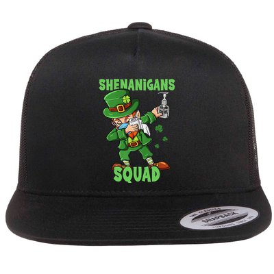St Patricks Day Dabbing Leprechaun Funny Dab Dance Flatbill Hat