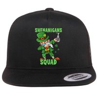 St Patricks Day Dabbing Leprechaun Funny Dab Dance Flatbill Hat