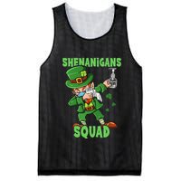 St Patricks Day Dabbing Leprechaun Funny Dab Dance Mesh Reversible Basketball Jersey Tank