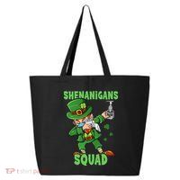 St Patricks Day Dabbing Leprechaun Funny Dab Dance 25L Jumbo Tote