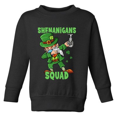 St Patricks Day Dabbing Leprechaun Funny Dab Dance Toddler Sweatshirt