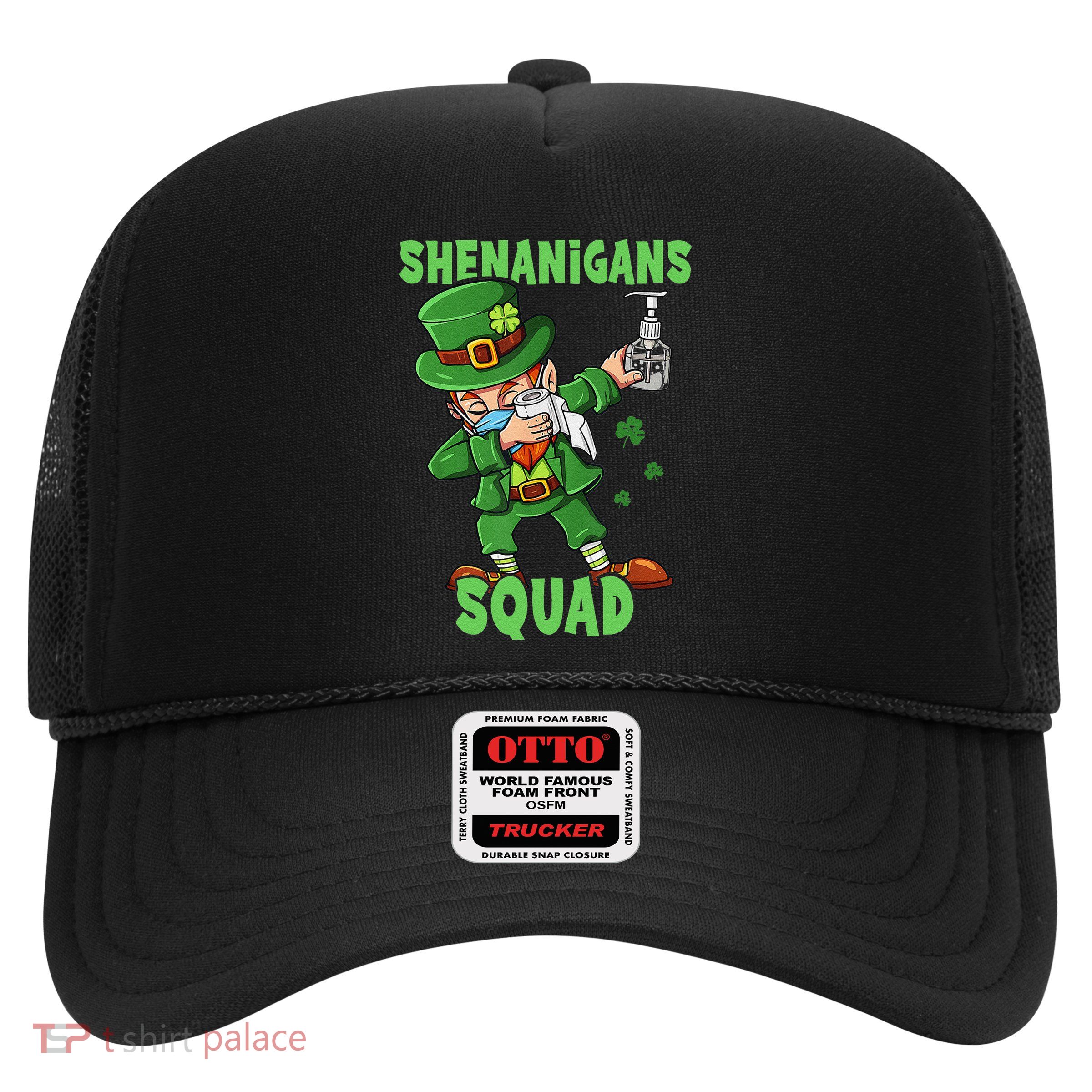 St Patricks Day Dabbing Leprechaun Funny Dab Dance Trucker Hat