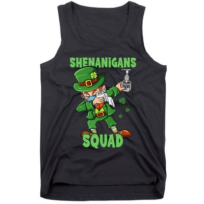 St Patricks Day Dabbing Leprechaun Funny Dab Dance Tank Top