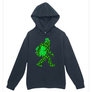 St Patricks Day Bigfoot Clover Leaf Irish Sasquatch Urban Pullover Hoodie