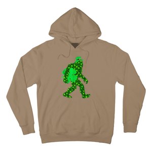 St Patricks Day Bigfoot Clover Leaf Irish Sasquatch Hoodie