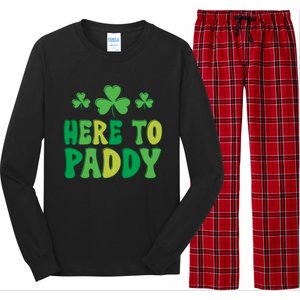 St Patricks Day Here Gift Long Sleeve Pajama Set