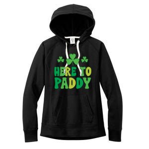 St Patricks Day Here Gift Women's Fleece Hoodie