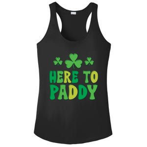 St Patricks Day Here Gift Ladies PosiCharge Competitor Racerback Tank