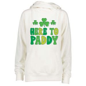 St Patricks Day Here Gift Womens Funnel Neck Pullover Hood