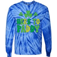 St Patricks Day Here Gift Tie-Dye Long Sleeve Shirt