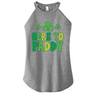 St Patricks Day Here Gift Women's Perfect Tri Rocker Tank