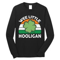 St Patricks Day Wee Little Hooligan Long Sleeve Shirt