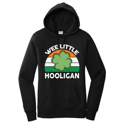 St Patricks Day Wee Little Hooligan Women's Pullover Hoodie