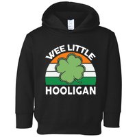 St Patricks Day Wee Little Hooligan Toddler Hoodie