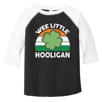 St Patricks Day Wee Little Hooligan Toddler Fine Jersey T-Shirt