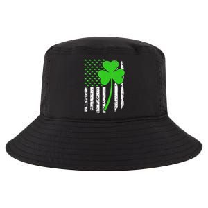 St. Patrick's Day Irish American Flag Shamrock Cool Comfort Performance Bucket Hat