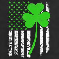 St. Patrick's Day Irish American Flag Shamrock Cool Comfort Performance Bucket Hat