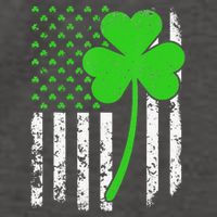 St. Patrick's Day Irish American Flag Shamrock Vector Backpack