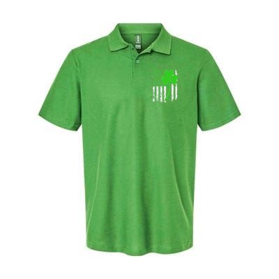 St. Patrick's Day Irish American Flag Shamrock Polo