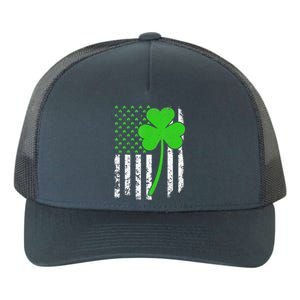 St. Patrick's Day Irish American Flag Shamrock Yupoong Adult 5-Panel Trucker Hat