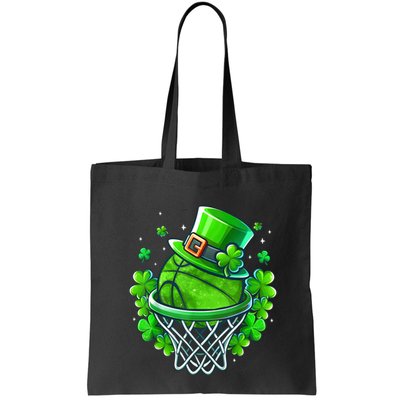 St Patricks Day Shamrock Basketball Irish Leprechaun Bag