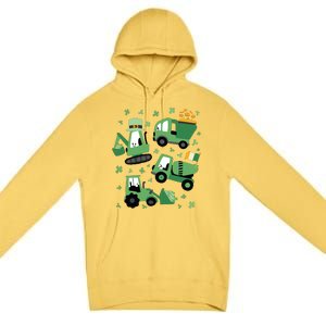 St Patrick's Day Construction Premium Pullover Hoodie