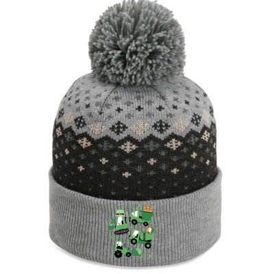 St Patrick's Day Construction The Baniff Cuffed Pom Beanie